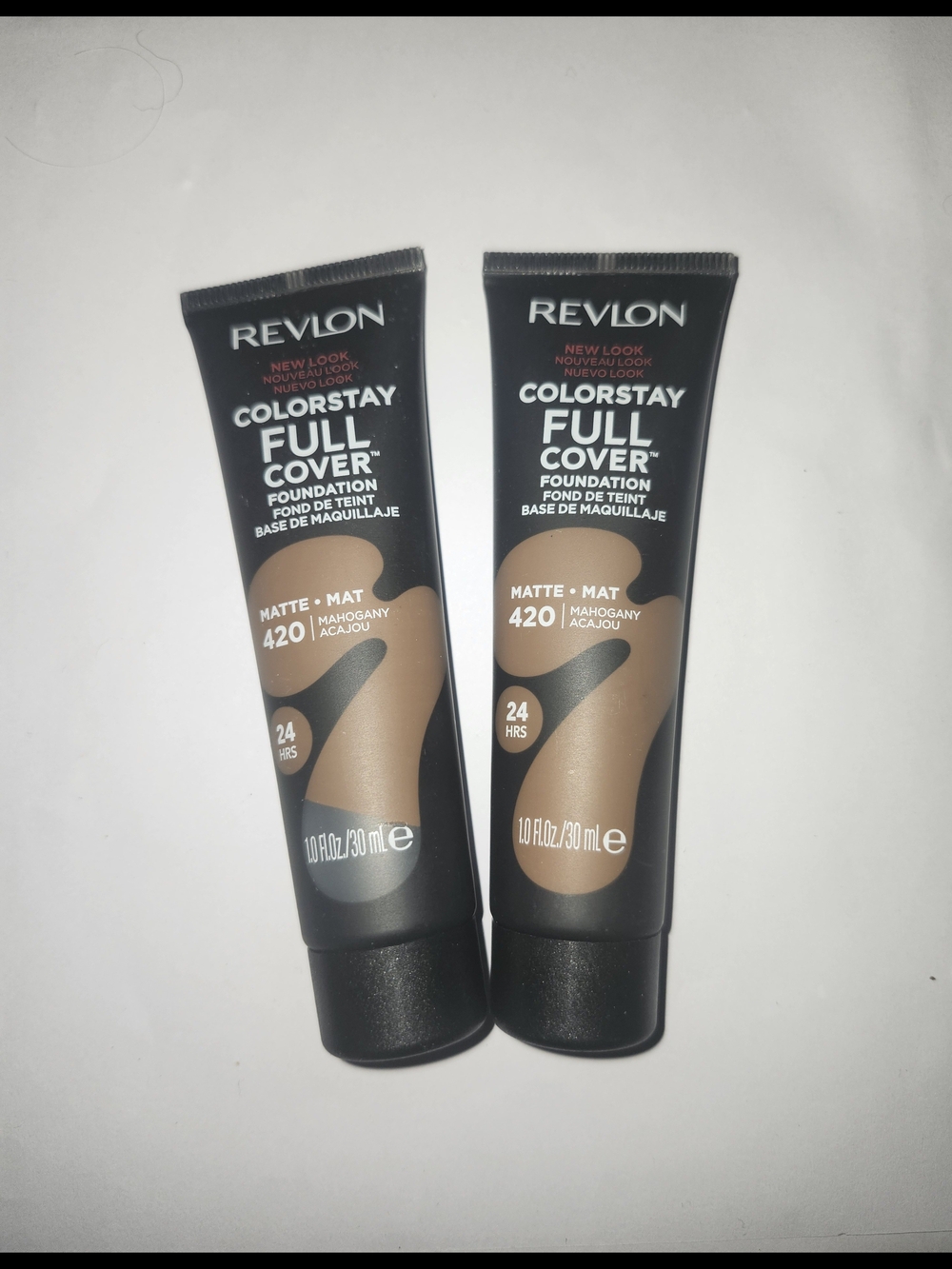 Revlon ColorStay Full Cover Foundation Matte 420 Mahogany - 2 Pack New